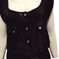 Bar III black, crop, short sleeve jumpsuit with belt sz S