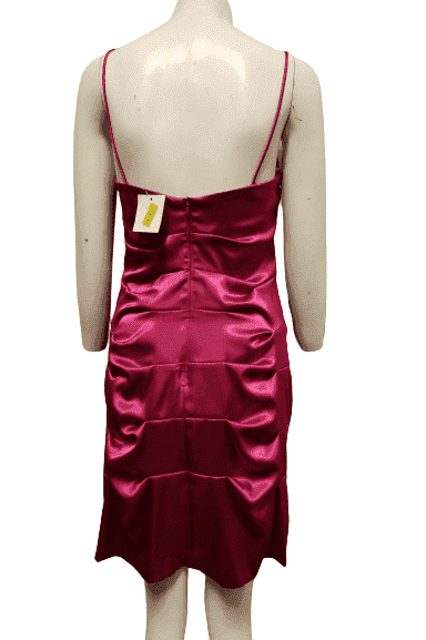 Betsy & Adam fuchsia, knee length, sleeveless dress sz 10