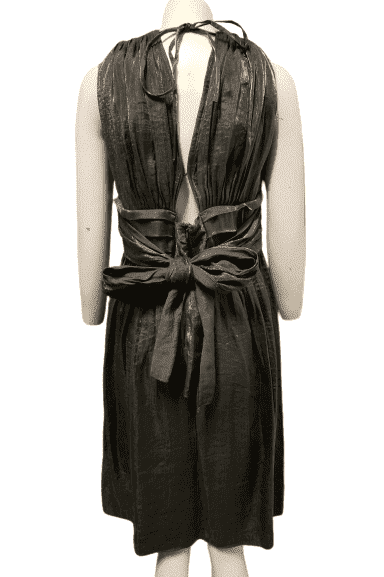 Adrianna Papell women's silver shimmer, sleeveless dress size 8 - Solé Resale Boutique thrift