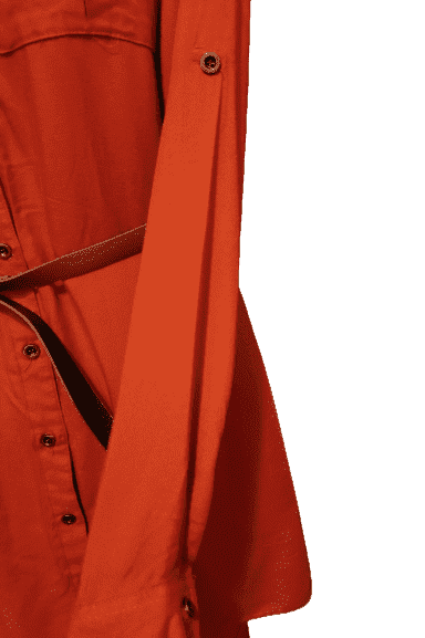 New Look women's rust, shirt dress size M - Solé Resale Boutique thrift