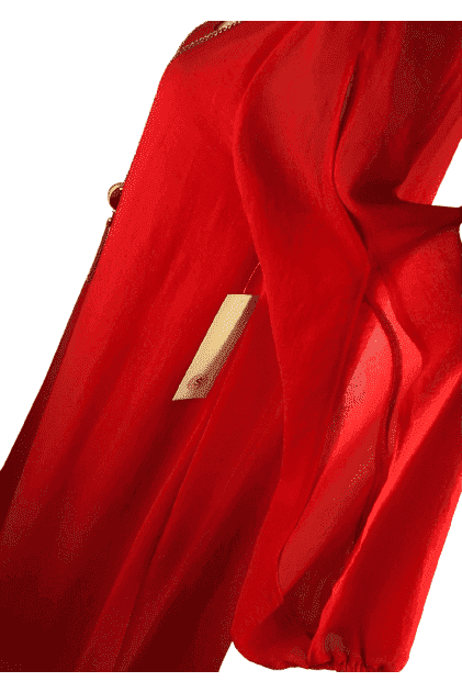 Tacera women's red dress with attached necklace size S - Solé Resale Boutique thrift