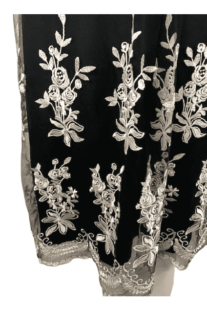 Donna Morgan black and cream women's cocktail dress size 12 - Solé Resale Boutique thrift