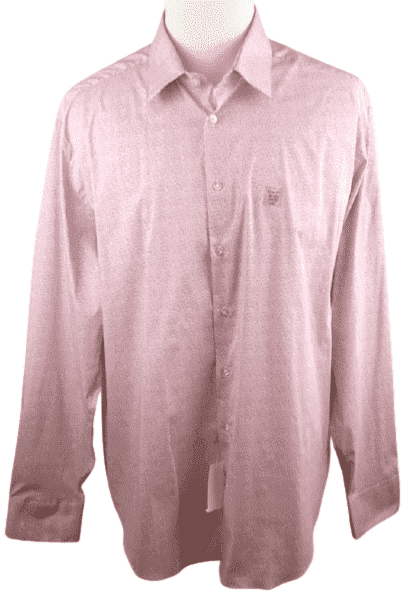 Madison men's dark pink button shirt size 18-18.5, 34-35 - Solé Resale Boutique thrift