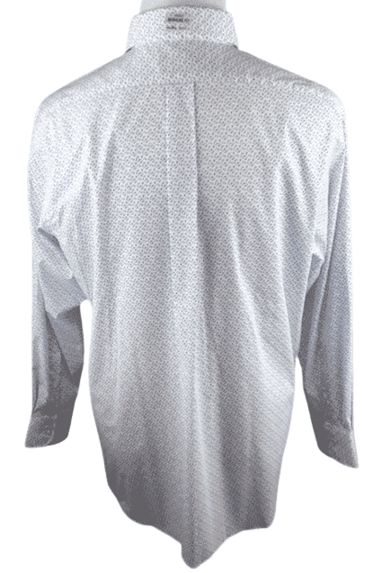 Chaps men's blue and white shirt size 16-16.5 - Solé Resale Boutique thrift
