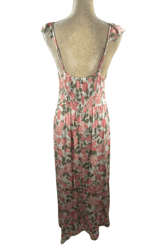 Hot Kiss women's pink floral high low dress size XL