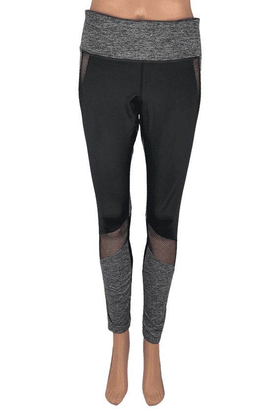 Forever 21 women's gray and black leggings size M - Solé Resale Boutique thrift