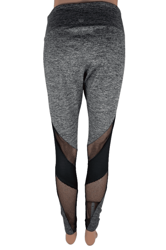 Forever 21 women's gray and black leggings size M - Solé Resale Boutique thrift