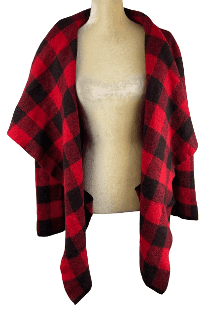 Ralph Lauren women's red/black plaid cardigan size XXL - Solé Resale Boutique thrift