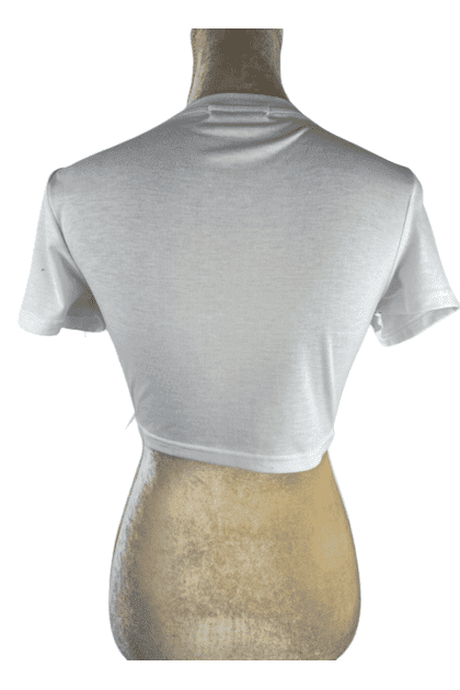 Shein women's white t shirt size XS - Solé Resale Boutique thrift