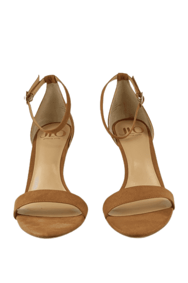 J LO women's tan heel sandals size 8.5M - Solé Resale Boutique thrift