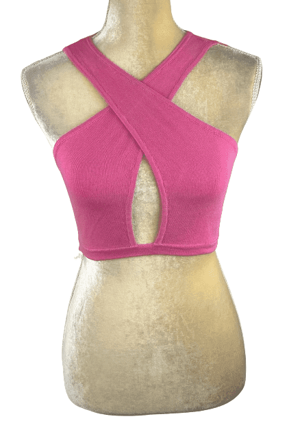 Fashion Nova women's pink tank top size M - Solé Resale Boutique thrift