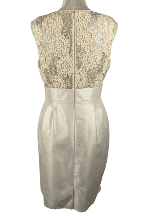 Tahari women's cream dress size 6 - Solé Resale Boutique thrift