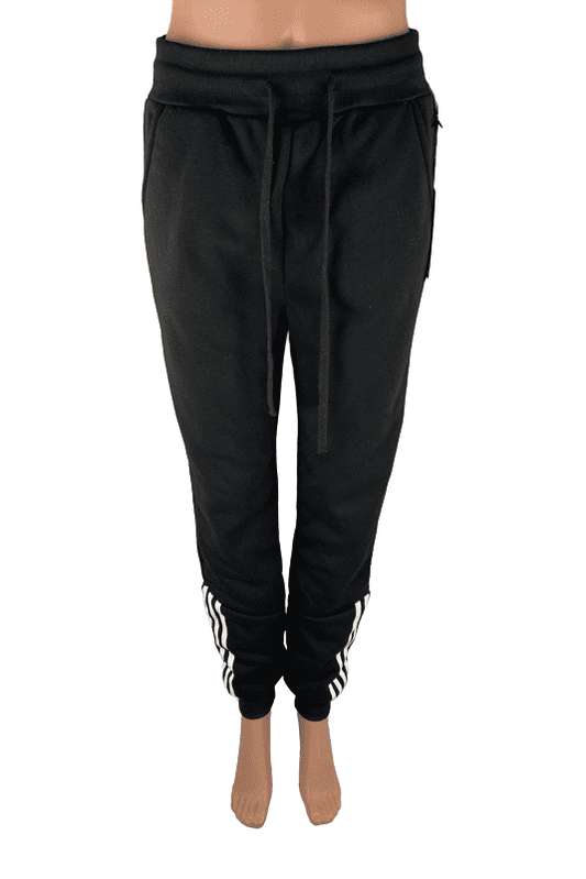 Peachy Girl women's black jogging pants size M - Solé Resale Boutique thrift