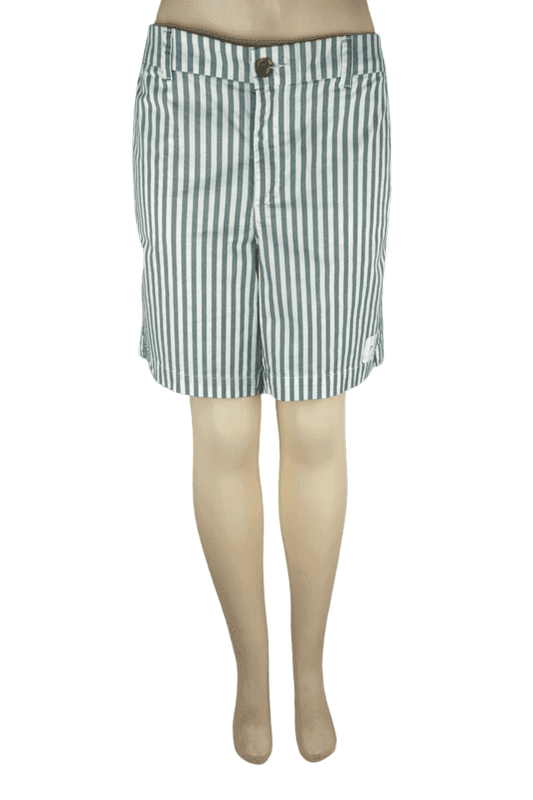 Old Navy women's green/white shorts size 16 - Solé Resale Boutique thrift