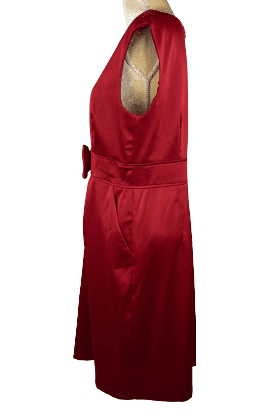 Sandra Darren women's red dress size 16 - Solé Resale Boutique thrift