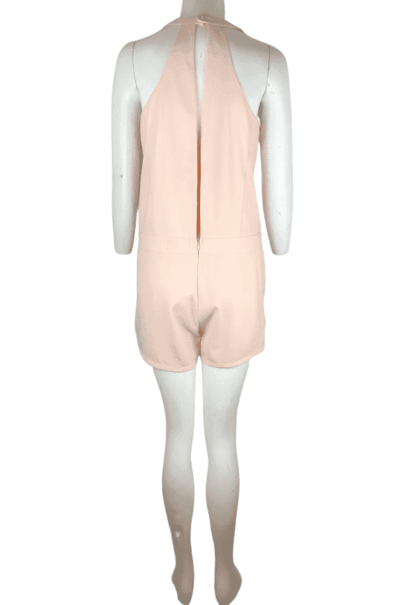 Fab'rik women's nude romper size L - Solé Resale Boutique thrift