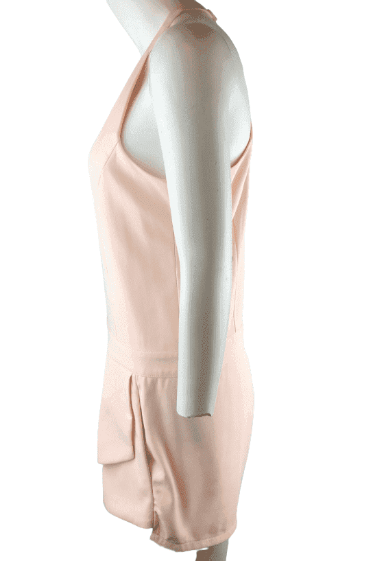 Fab'rik women's nude romper size L - Solé Resale Boutique thrift