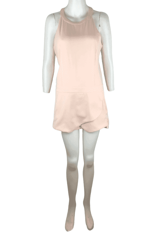 Fab'rik women's nude romper size L - Solé Resale Boutique thrift