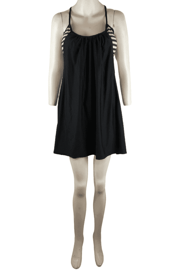 Unbranded black and white swimsuit sz L - Solé Resale Boutique thrift