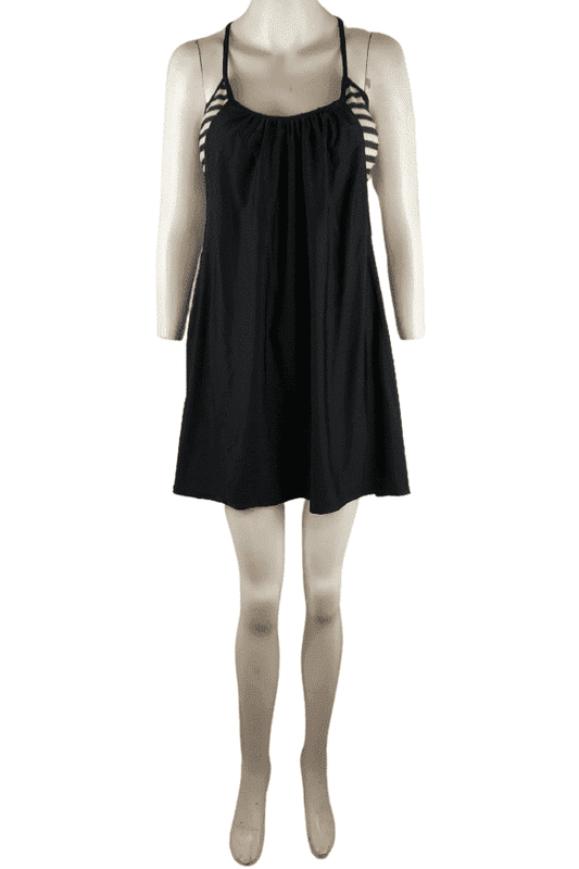 Unbranded black and white swimsuit sz L - Solé Resale Boutique thrift