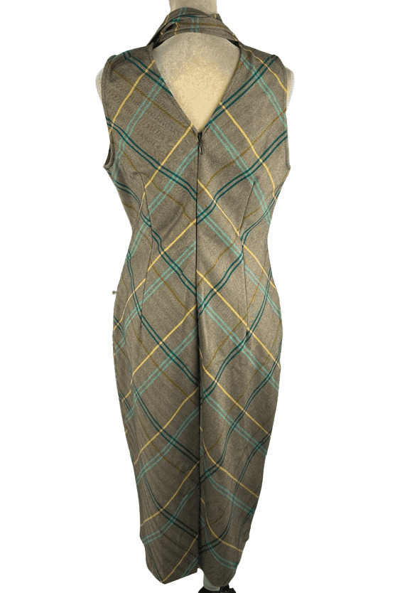 New York & Company brown multi color dress size 12 - Solé Resale Boutique thrift