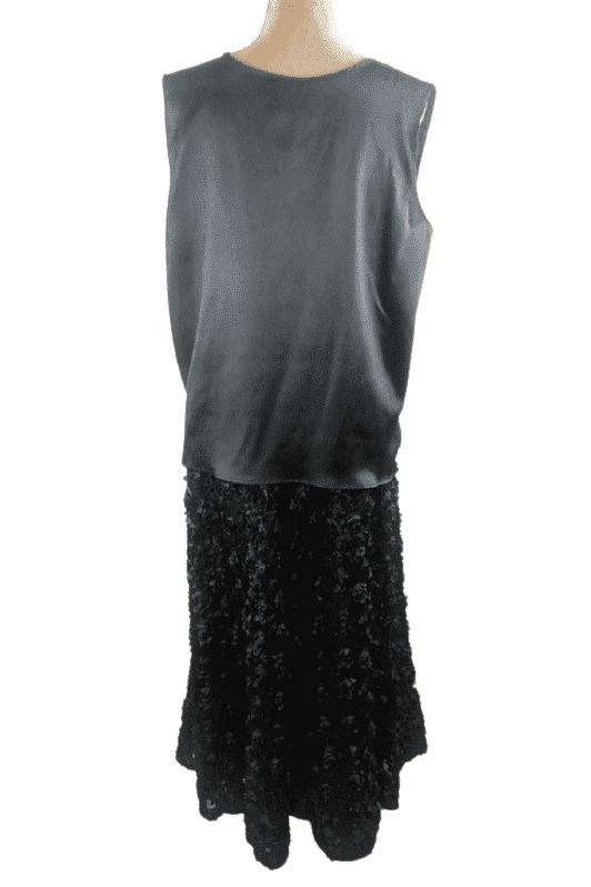 F.A.D. Fashion women's black 3pc skirt suit size M - Solé Resale Boutique thrift