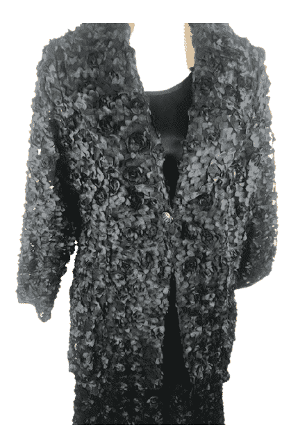 F.A.D. Fashion women's black 3pc skirt suit size M - Solé Resale Boutique thrift