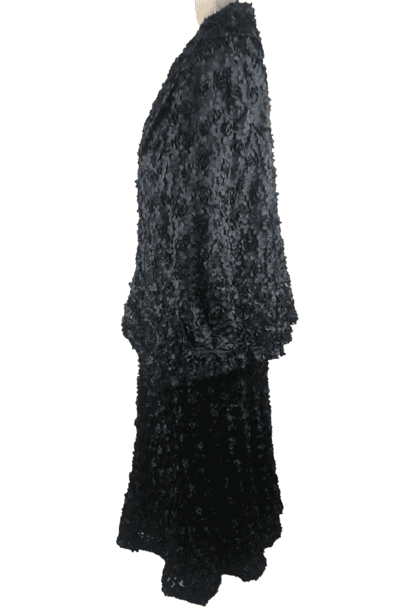 F.A.D. Fashion women's black 3pc skirt suit size M - Solé Resale Boutique thrift