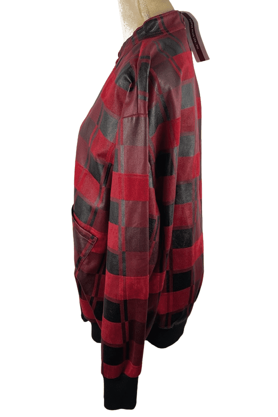 Gold Flava women's black/red jacket size 26 - Solé Resale Boutique thrift