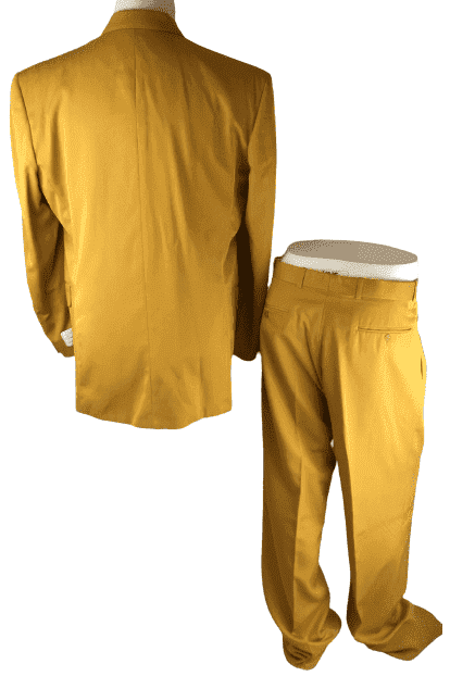 SoHo Collections men's gold, 2pc suit size 42L - Solé Resale Boutique thrift