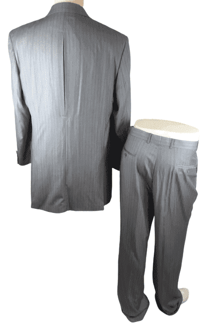 Soprano gray 2pc suit sz 44/31L - Solé Resale Boutique thrift