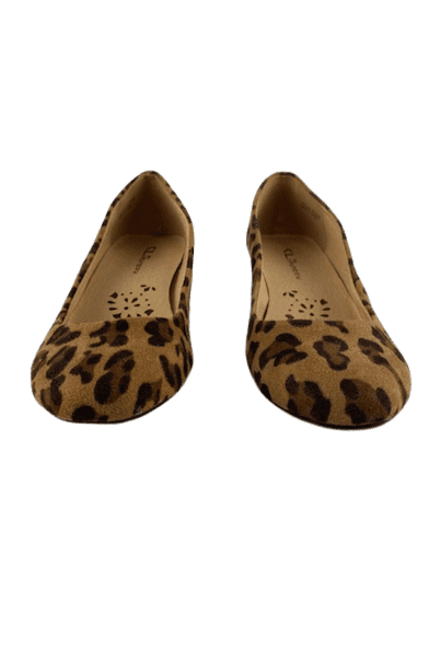 CL by Laundry women's leopard brown heels size 8.5M