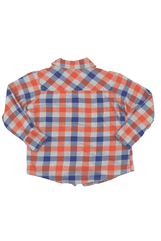 Mix & Match boys plaid shirt sz S (4/5)