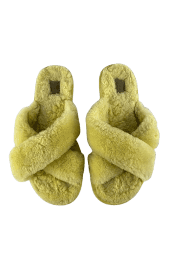 Ugg women's yellow slippers (appears a size 7) - Solé Resale Boutique thrift