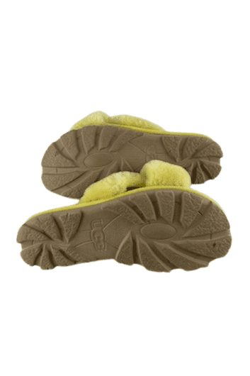 Ugg women's yellow slippers (appears a size 7) - Solé Resale Boutique thrift