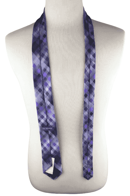 Van Heusen men's purple tie - Solé Resale Boutique thrift