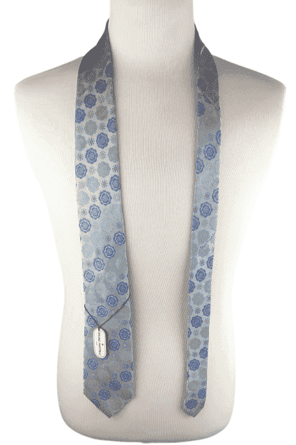 Bruno Piattelli men's gray tie - Solé Resale Boutique thrift