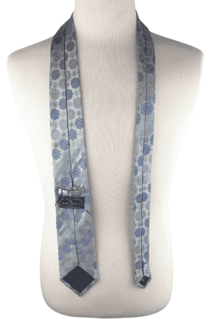 Bruno Piattelli men's gray tie - Solé Resale Boutique thrift
