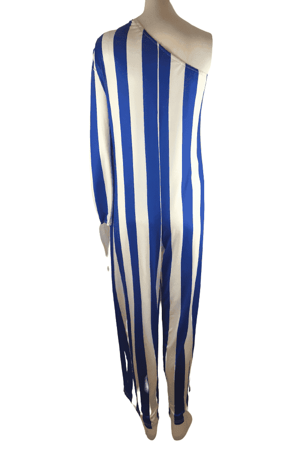 New Unbranded blue and white jumpsuit sz XXL