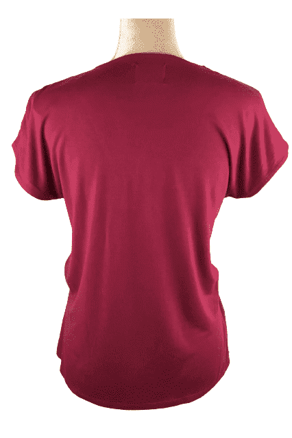 Simply Styled women's wine blouse size S - Solé Resale Boutique thrift