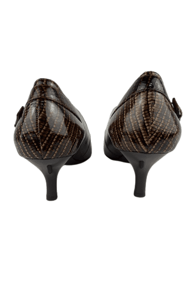 Circa Joan & David women's brown pattern pumps size 9.5M