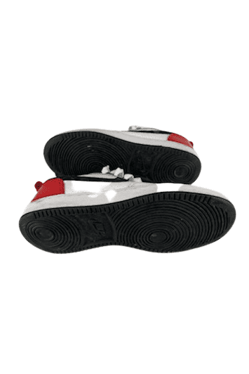 Nike unisex white/red/black sneakers size 4.5Y
