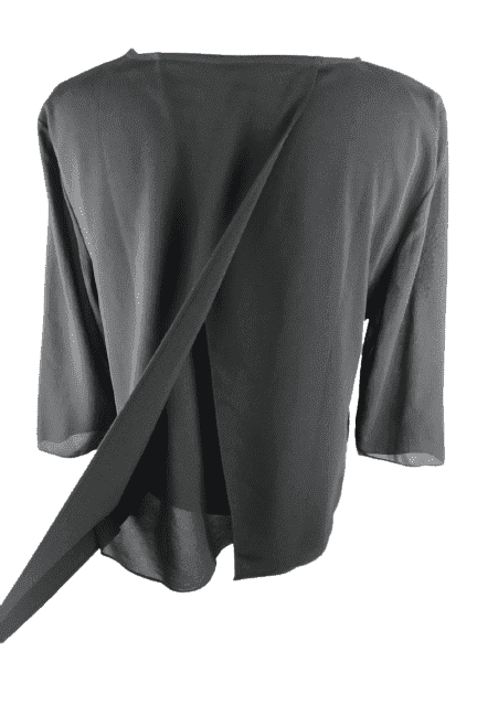 Ann Taylor women's black blouse size L - Solé Resale Boutique thrift