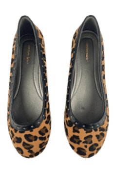 Comfortview women's leopard flat shoes size 11W
