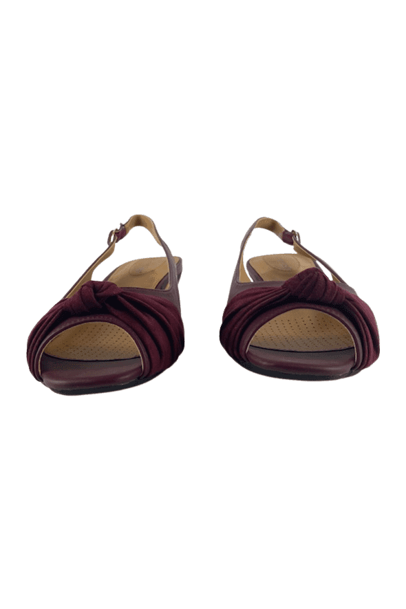 Comfortview women's burgunday sandals size 11W - Solé Resale Boutique thrift