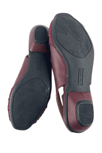 Comfortview women's burgunday sandals size 11W