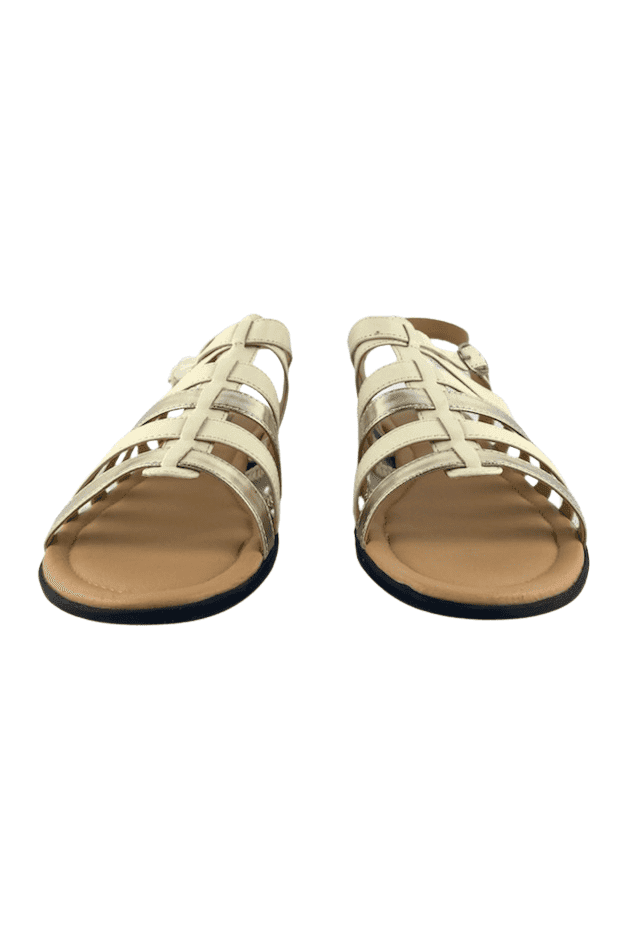 Comfortview women's gold multicolor sandals size 11W