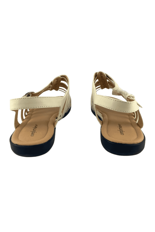 Comfortview women's gold multicolor sandals size 11W