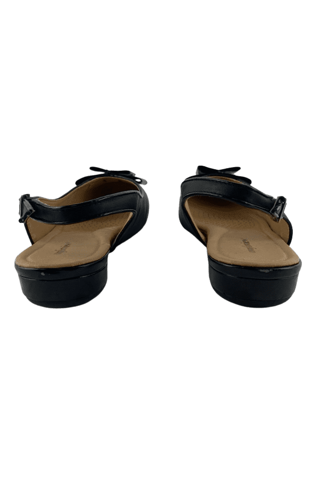 Comfortview women's black sandals size 11W