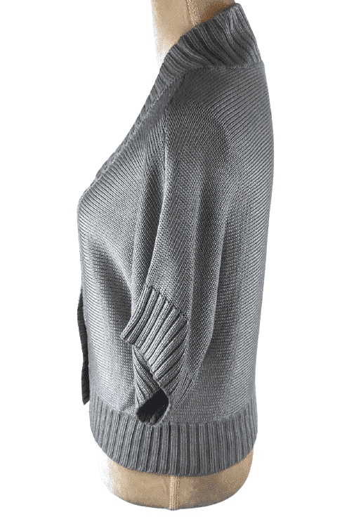 Worthington silver cardigan sz L